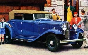 Nash Ambassador Eight Convertible Sedan 1933 года
